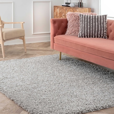 Nuloom Gwenyth Solid Shag Area Rug 2ft 8in x 8ft OZUS02C-2808